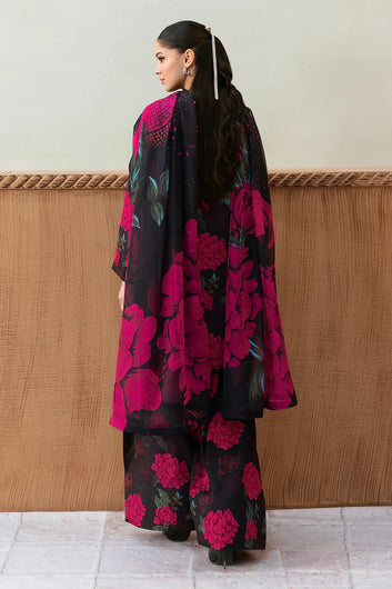 Dark Majestic 3pc printed Dress