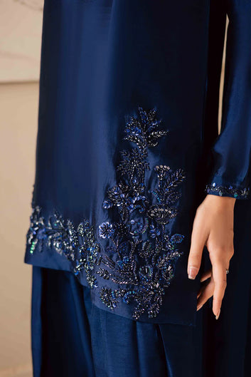 WINTER - Royal Dusk - 3PC EMBROIDERED DRESS